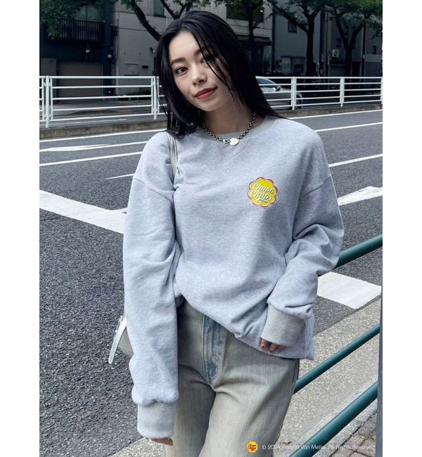 EVRIS「【EVRIS&times;Chupa Chups】ワンポイントトレーナー」|スウェット・ジャージ|