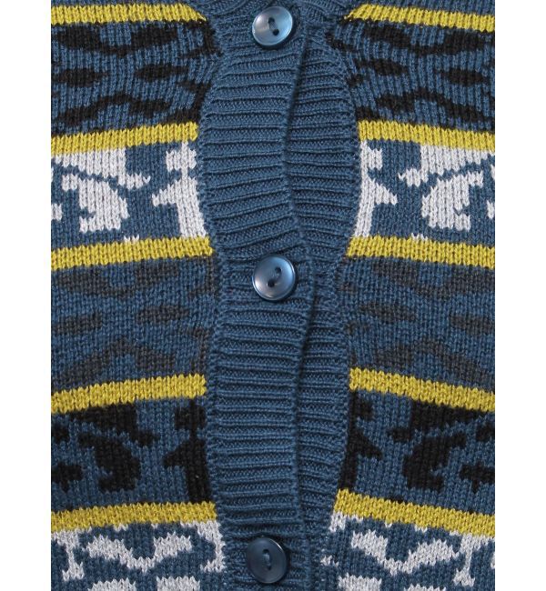 EVRIS「オリジナルジャガードショートニットカーディガン」|カーディガン|