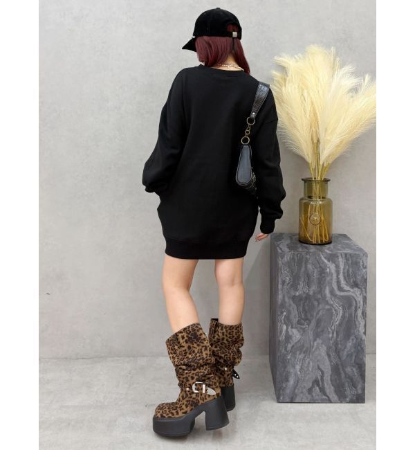 EVRIS「STARDUSTラインストーンBIGスウェットトップス」|スウェット・ジャージ|