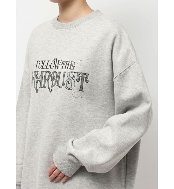 EVRIS「STARDUSTラインストーンBIGスウェットトップス」|スウェット・ジャージ|