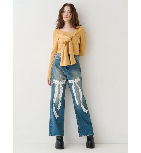 EVRIS「リボンデザインニットトップス」|ニット・セーター|