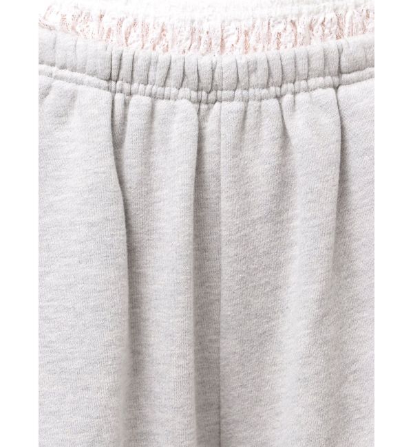 EVRIS「レースドッキングダメージスウェットワイドパンツ【セットアップ着用可能】」|その他|