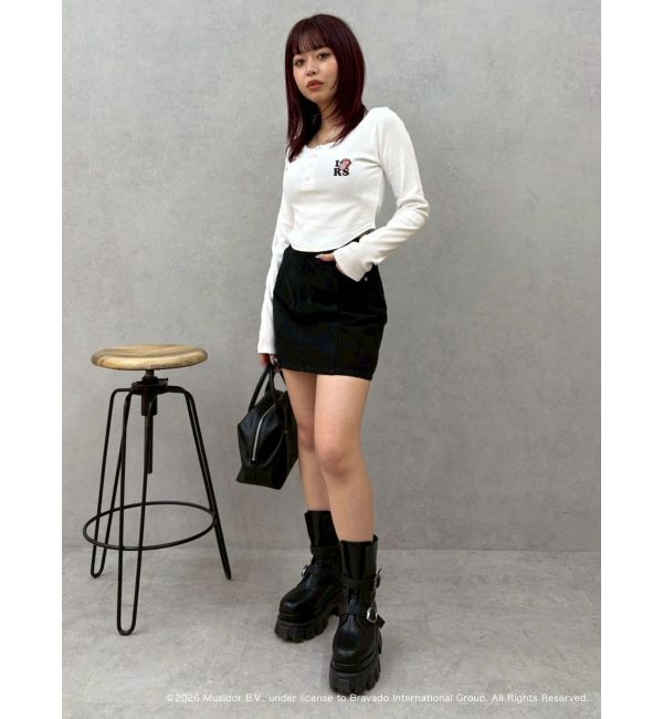 EVRIS「ツイルタイトミニスカート」|スカート|