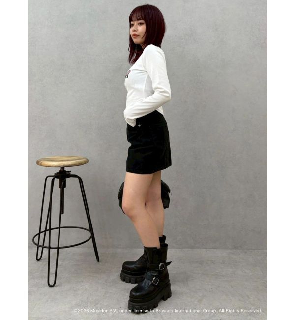 EVRIS「ツイルタイトミニスカート」|スカート|