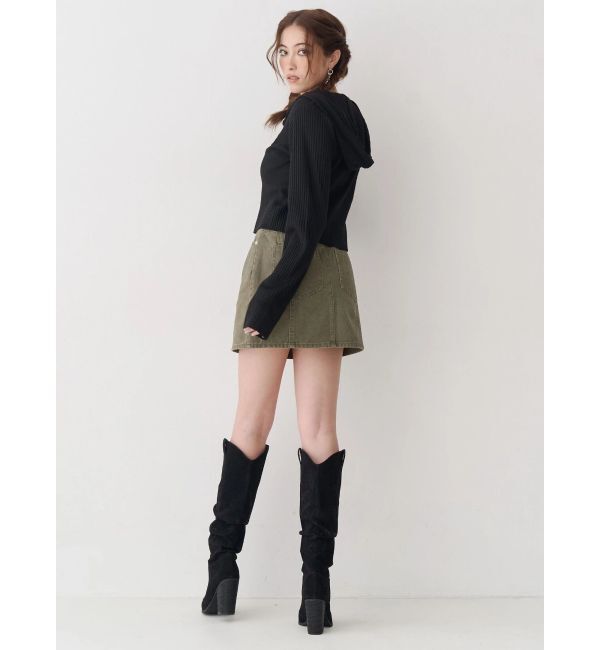 EVRIS「ツイルタイトミニスカート」|スカート|