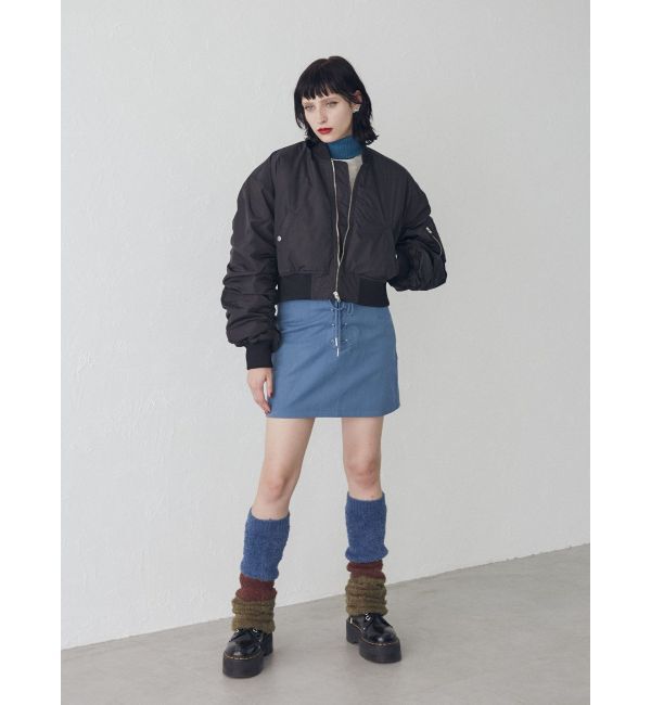 jouetie「レースアップボックスミニスカート」|スカート|