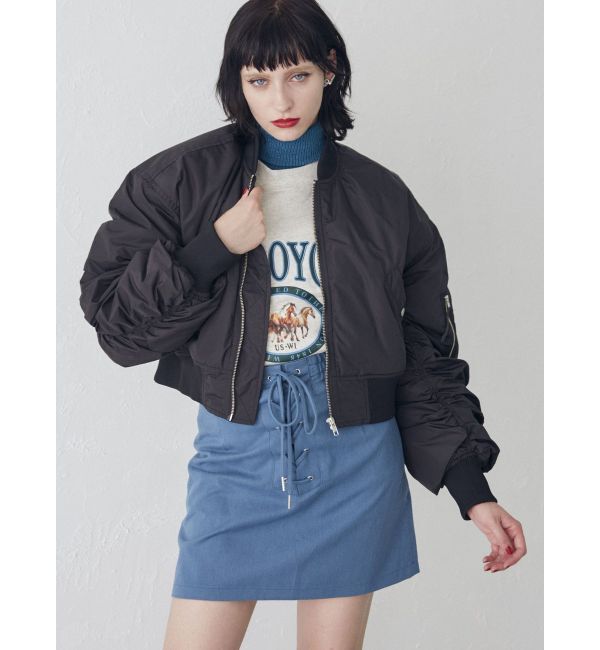 jouetie「レースアップボックスミニスカート」|スカート|