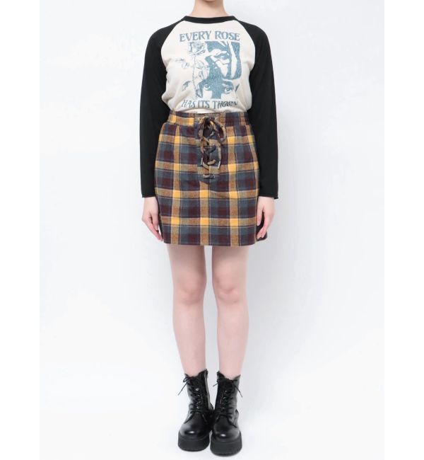 jouetie「レースアップボックスミニスカート」|スカート|