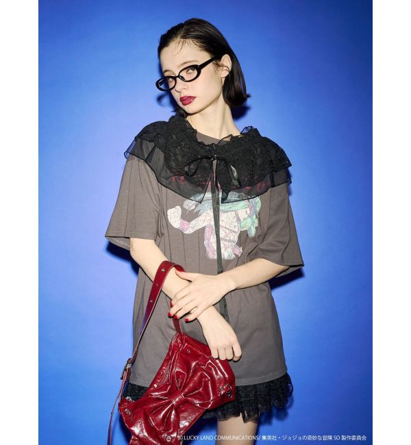 jouetie「【アニメ『ジョジョの奇妙な冒険 ストーンオーシャン』&times;jouetie】オーバーTシャツ」|Tシャツ・カットソー|