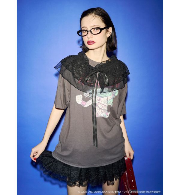 jouetie「【アニメ『ジョジョの奇妙な冒険 ストーンオーシャン』&times;jouetie】オーバーTシャツ」|Tシャツ・カットソー|