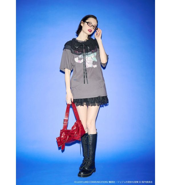 jouetie「【アニメ『ジョジョの奇妙な冒険 ストーンオーシャン』&times;jouetie】オーバーTシャツ」|Tシャツ・カットソー|