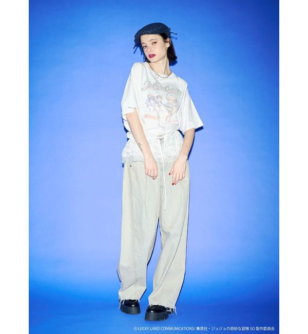 jouetie「【アニメ『ジョジョの奇妙な冒険 ストーンオーシャン』&times;jouetie】オーバーTシャツ」|Tシャツ・カットソー|