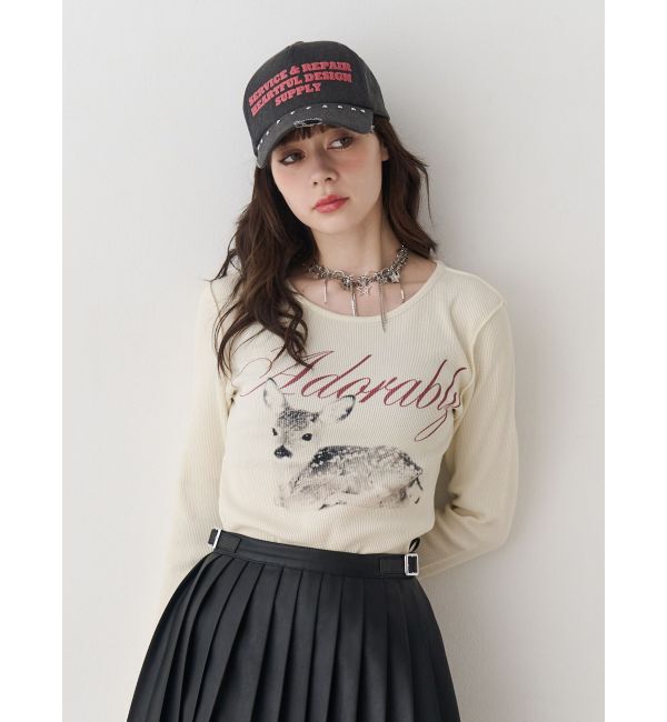 jouetie「バンビフィットロンT」|Tシャツ・カットソー|アイボリー