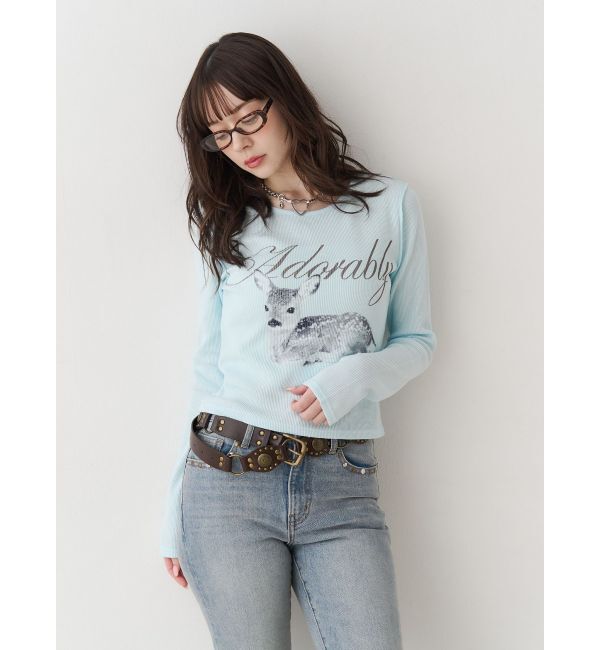 jouetie「バンビフィットロンT」|Tシャツ・カットソー|