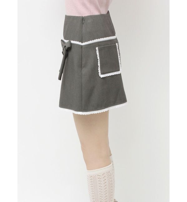 merry jenny「ribbon lace mini skirt」|スカート|