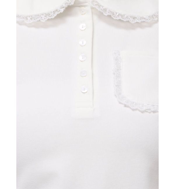 merry jenny「frilly polo tops」|ポロシャツ|