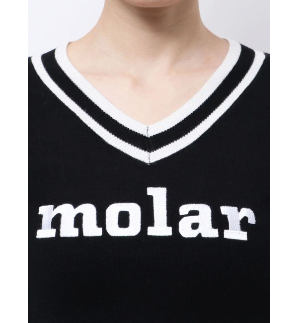 GYDA「molar Vネックニットトップス」|ニット・セーター|