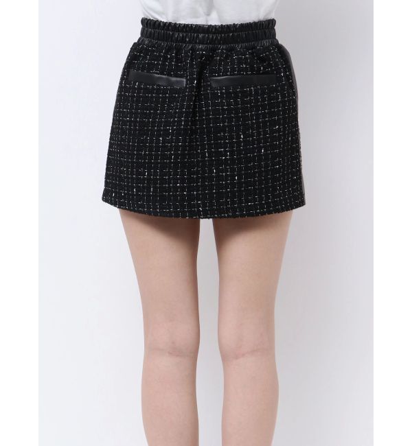 GYDA「ツイード異素材スカートライクショートパンツ【SETUP着用可】」|スカート|