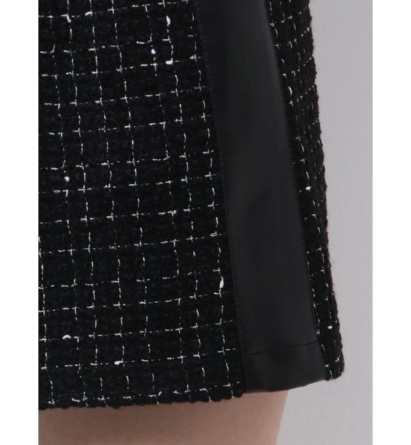 GYDA「ツイード異素材スカートライクショートパンツ【SETUP着用可】」|スカート|