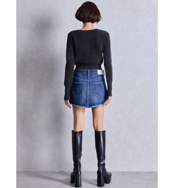 GYDA「Vintageデニムスカートライクショートパンツ」|スカート|