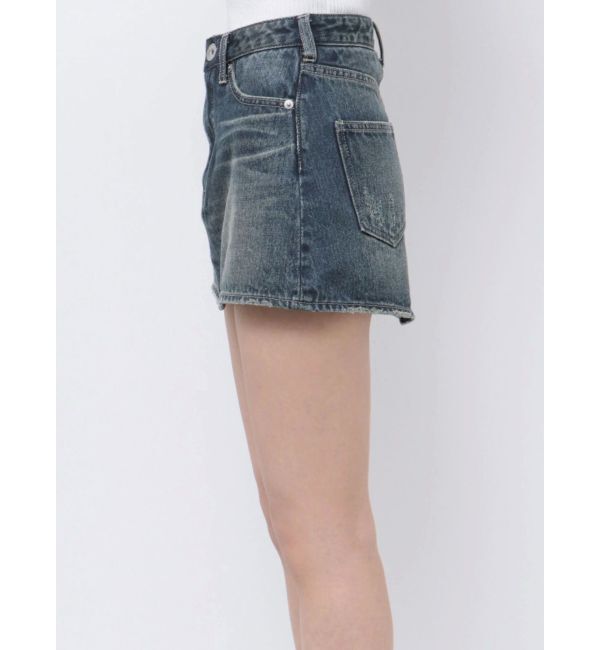 GYDA「Vintageデニムスカートライクショートパンツ」|スカート|