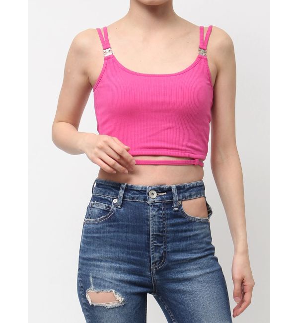 GYDA「Symmetry GYDAウエストバインダービスチェ」|キャミソール|ピンク