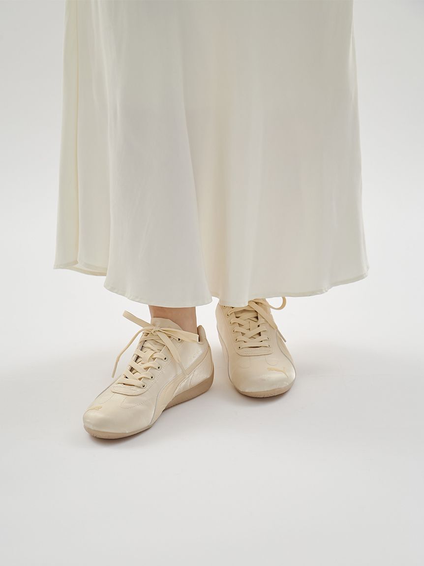 emmi atelier「サテンナロースカート【セットアップ対応】」|スカート|