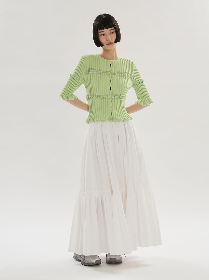 emmi atelier「ティアードスカート」|スカート|WHT