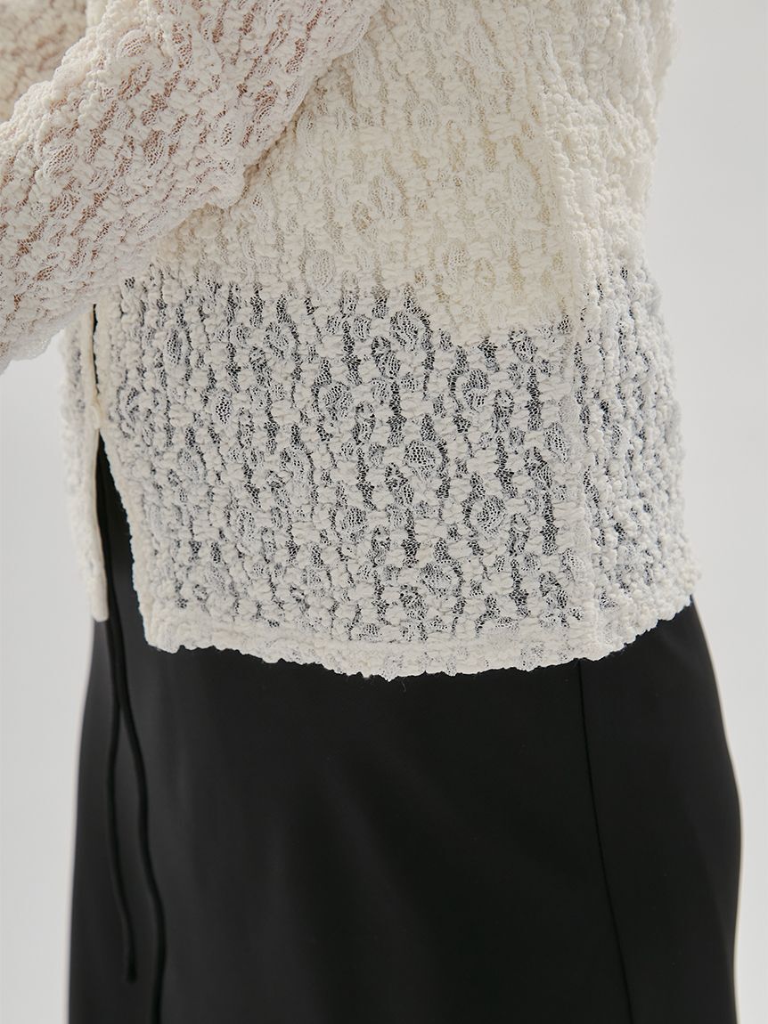 emmi atelier「2wayストレッチレースカットソー」|Tシャツ・カットソー|