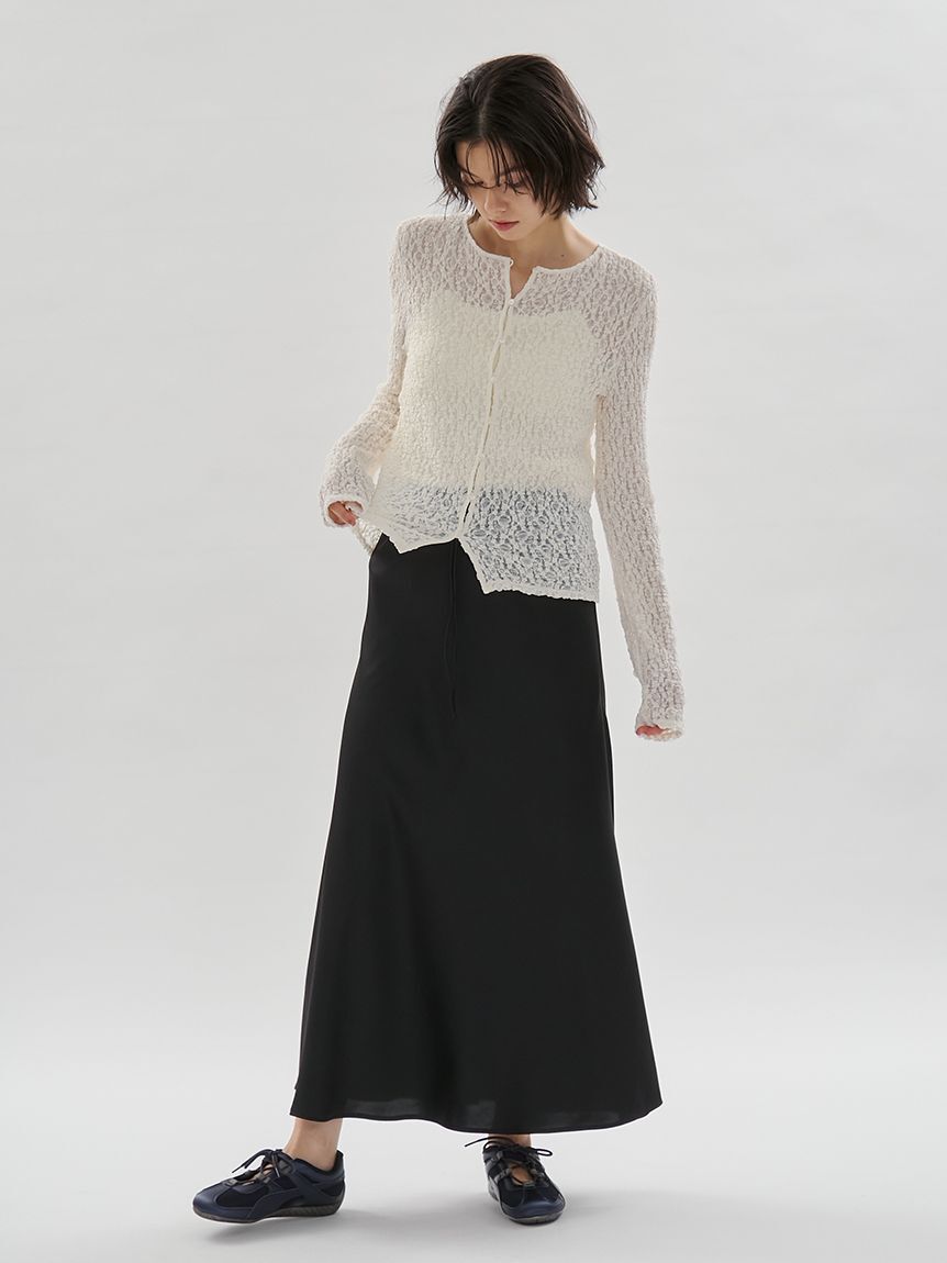 emmi atelier「2wayストレッチレースカットソー」|Tシャツ・カットソー|