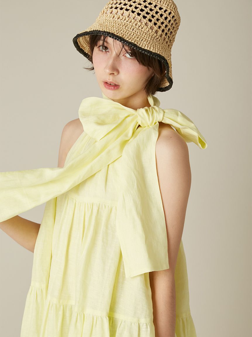 FURFUR「ボウタイアメスリワンピース」|ワンピース|