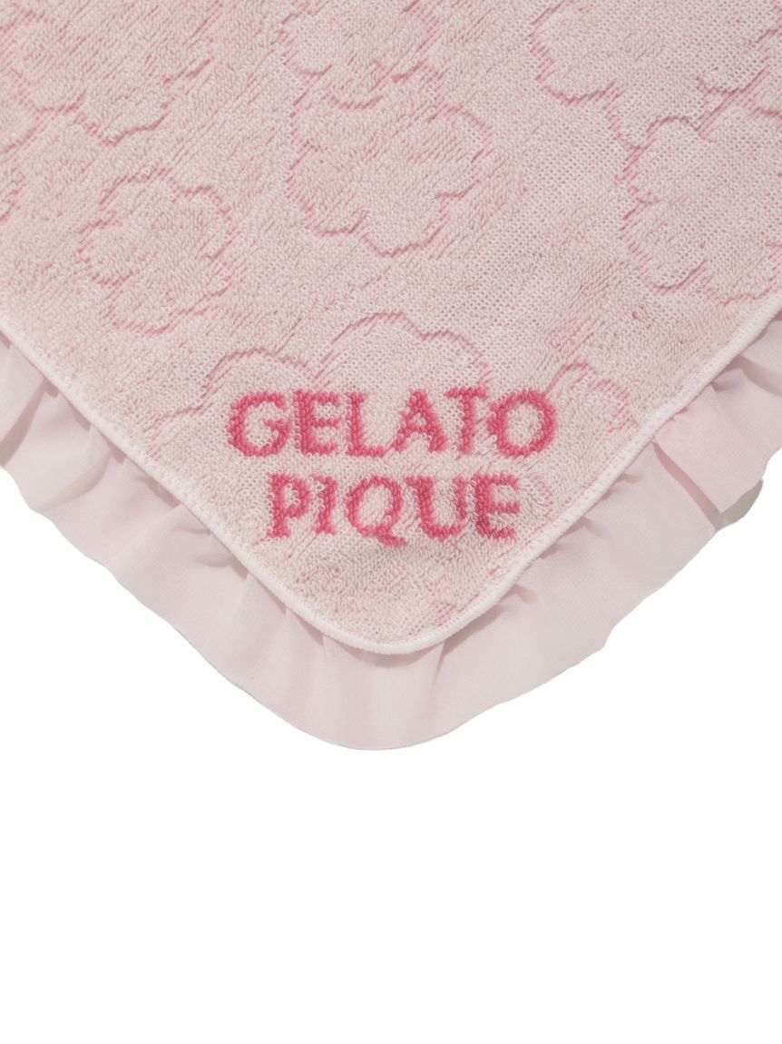 gelato pique「さくら柄フリルハンドタオル」|ハンカチ|