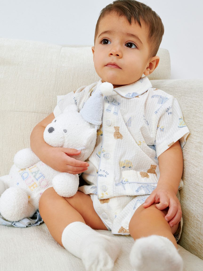GELATO PIQUE KIDS & BABY「【BABY】パジャマパーティー柄シャツ」|その他ベビーウェア|