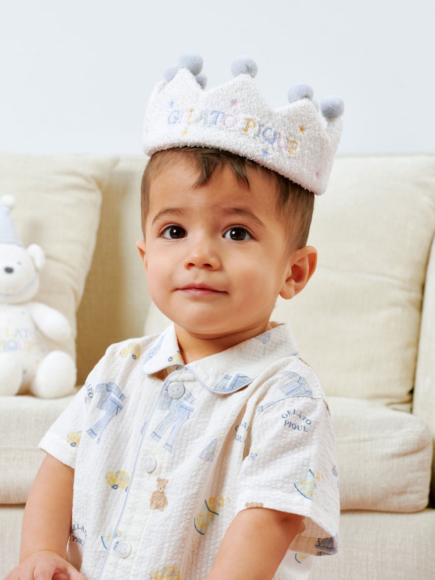 GELATO PIQUE KIDS & BABY「【BABY】パジャマパーティー柄シャツ」|その他ベビーウェア|