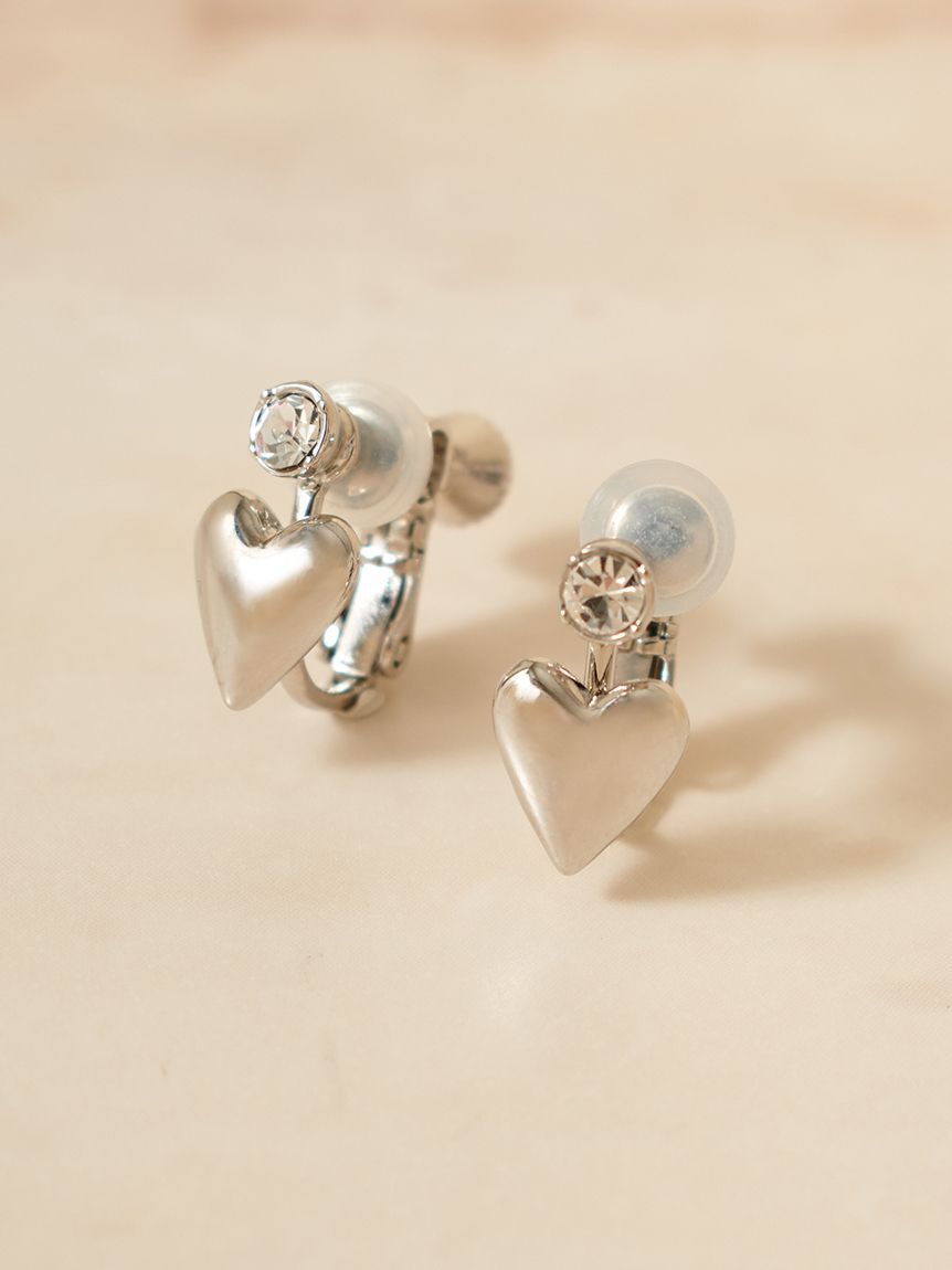 SNIDEL「ハートモチーフイヤリング」|イヤリング|