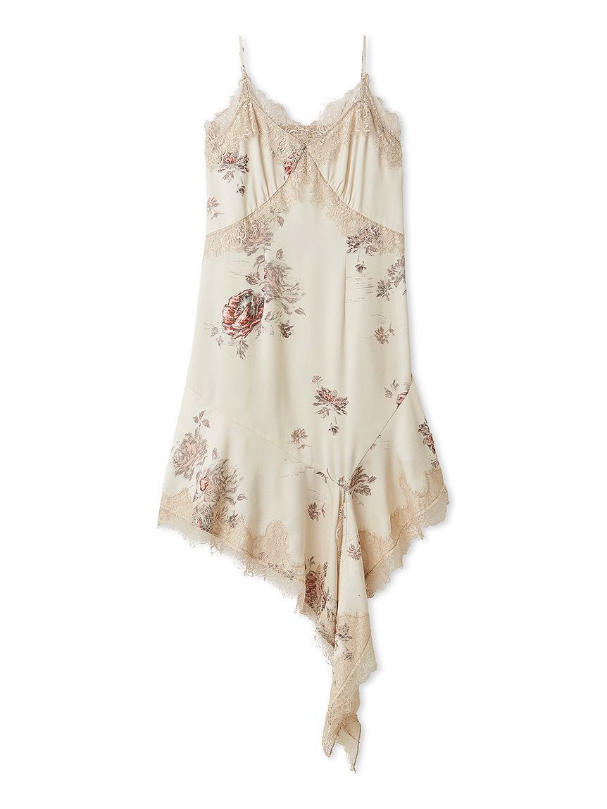 SNIDEL「レーストリムサテンキャミTOP【SWFB261167追加生産分】」|キャミソール|