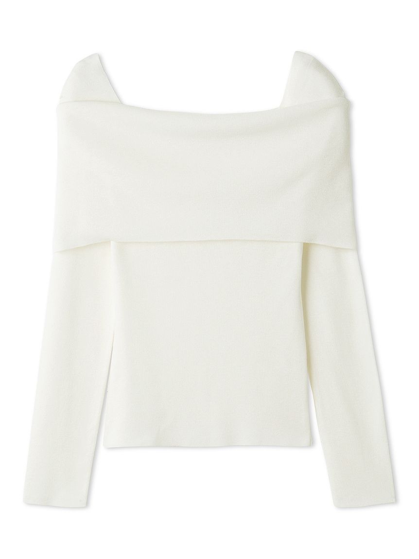 FRAY I.D「ウールシルクブレンドオフショルニット」|ニット・セーター|IVR