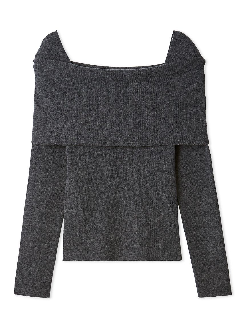 FRAY I.D「ウールシルクブレンドオフショルニット」|ニット・セーター|