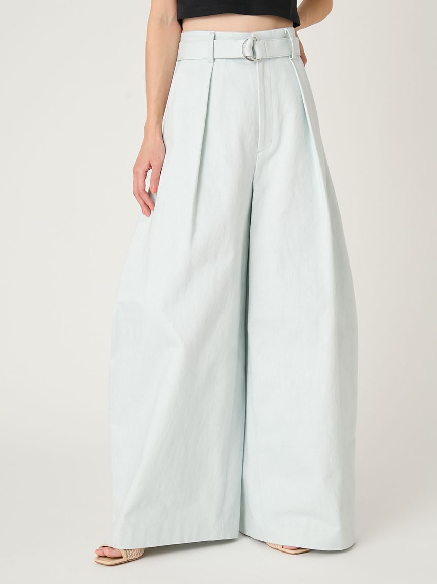 FRAY I.D「ワイドバレルレッグパンツ」|チノ|