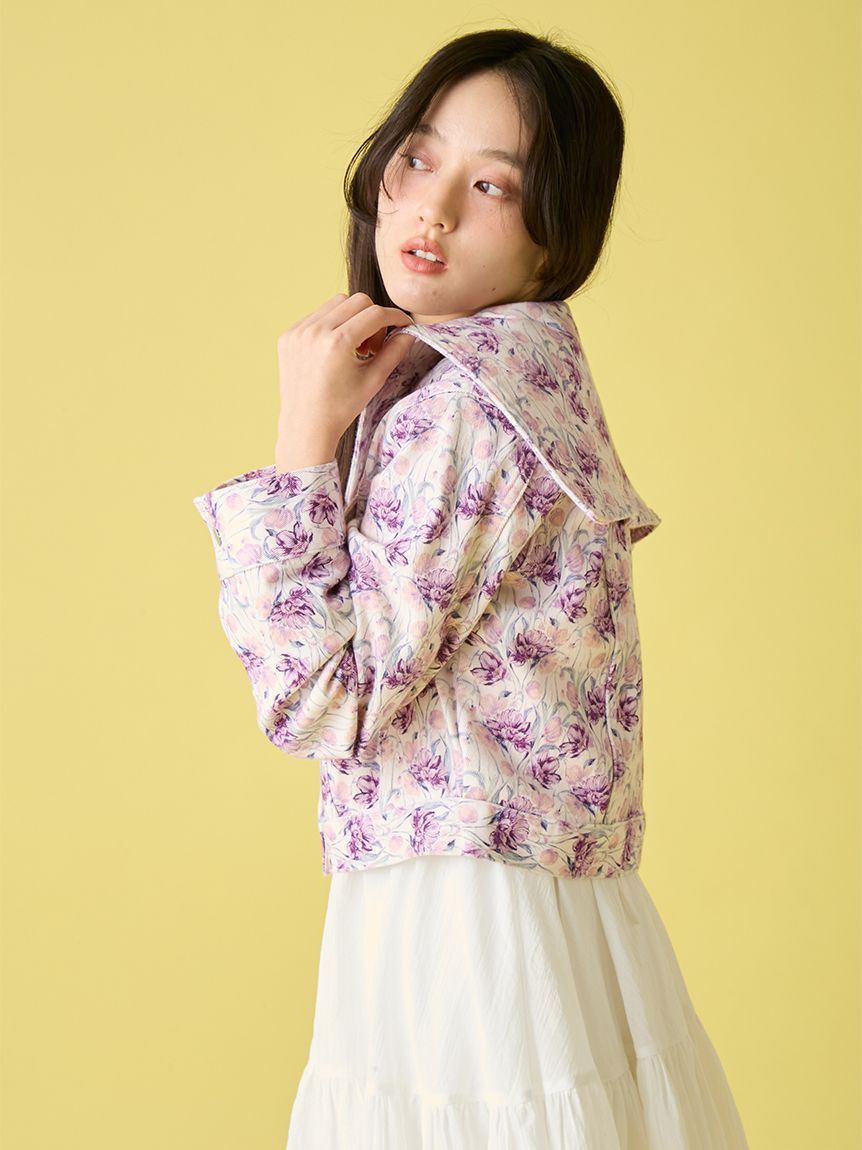 LILY BROWN「セーラーデニムジャケット」|デニムジャケット|