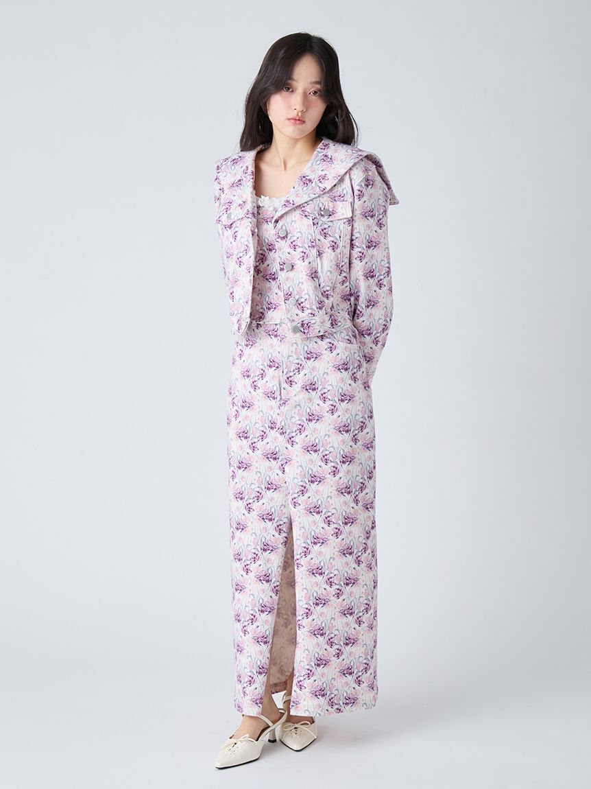 LILY BROWN「セーラーデニムジャケット」|デニムジャケット|