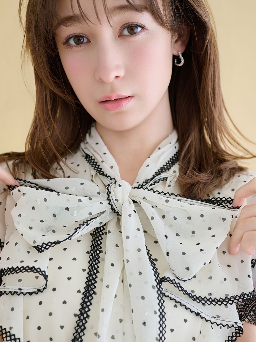 CELFORD「【洗える】ハートドットプリントワンピース」|ワンピース|