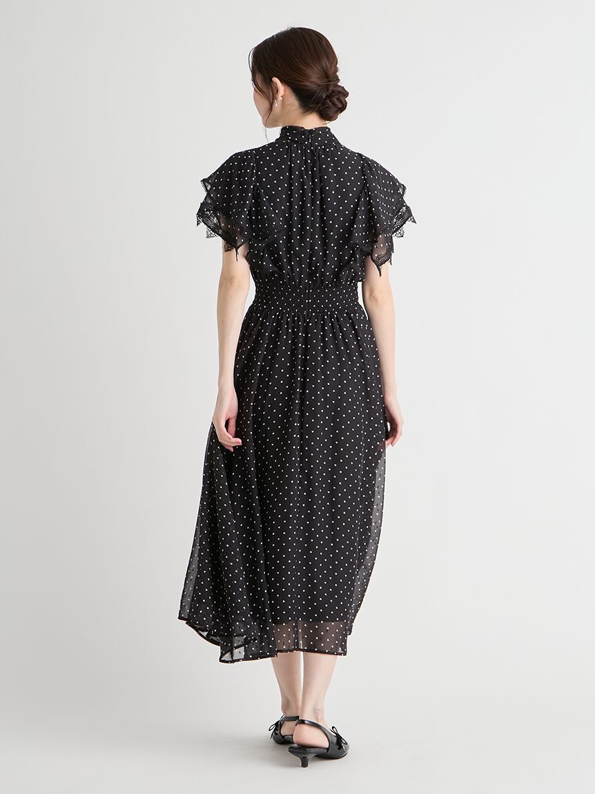 CELFORD「【洗える】ハートドットプリントワンピース」|ワンピース|