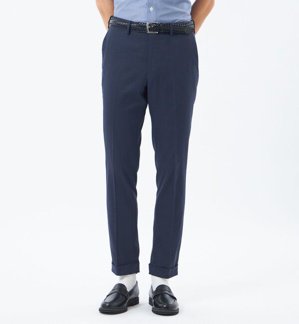 MACKINTOSH PHILOSOPHY「【予約販売】ドレスエクステンショントラウザーズ クールモーションドビー」|スラックス|ネイビー