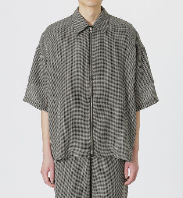  「カラミジップショートスリーブシャツ」|シャツ・ブラウス|