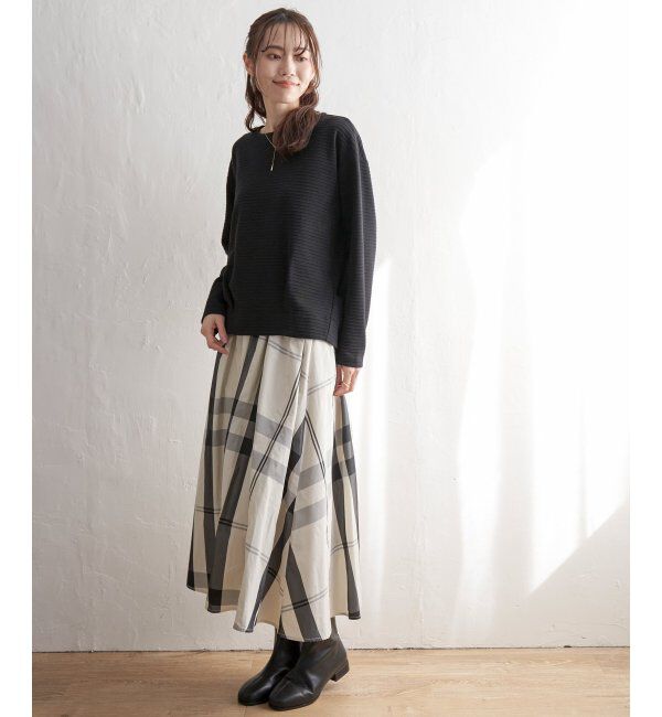 ikka「リップル裾タックプルオーバー」|その他|