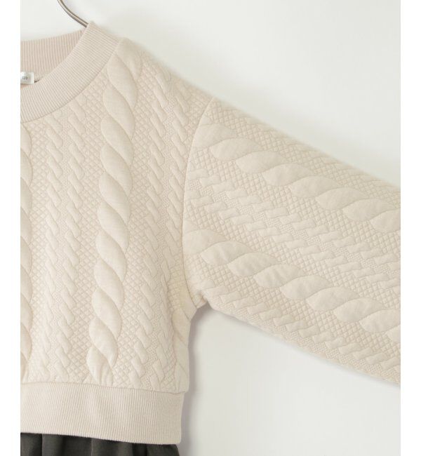 ikka kids「フクレJQDドッキングSKOP」|スカート|