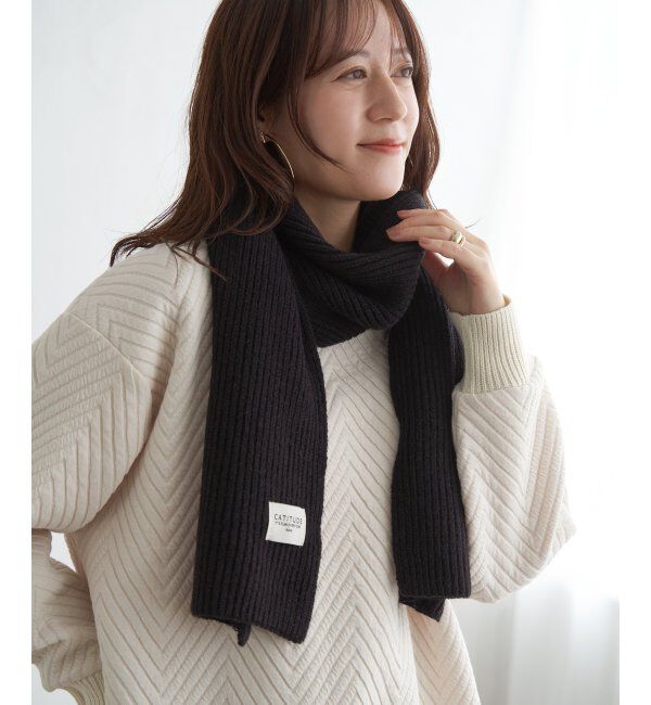 ikka「リブニットマフラー」|マフラー|