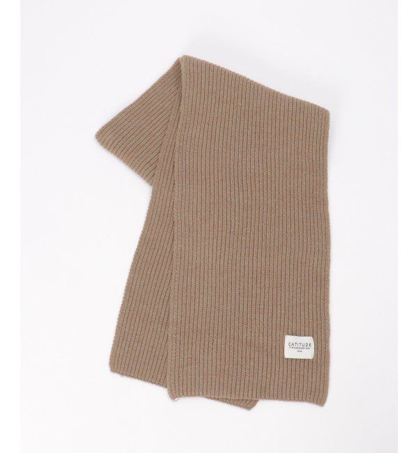 ikka「リブニットマフラー」|マフラー|ブラウン