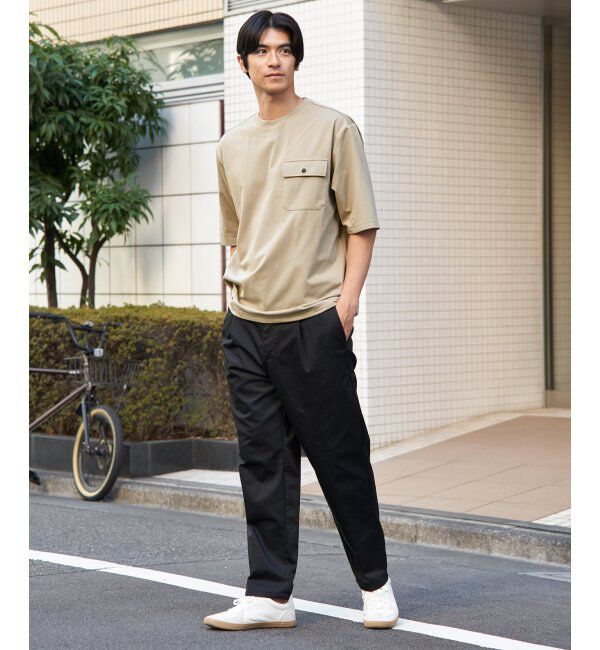 ikka「UNIVERSAL OVERALL ユニバーサルオーバーオール dailyタックテーパードパンツ」|その他|